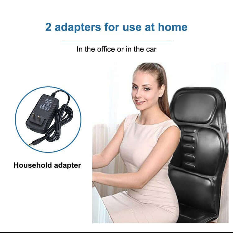 Multi-Function Whole Body Home Car Air Vibrator Shiatsu Electric Heating Massage Mattress Massage Seat Cushion