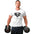 Summer men's fitness T-shirt round neck short sleeved casual fashion top