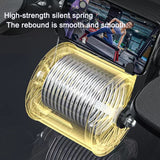 Automatic rebound abdominal compression and abdominal muscle training equipment for both men and women using elbow support rollers