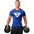 Summer men's fitness T-shirt round neck short sleeved casual fashion top