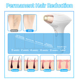 Handheld freezing point hair removal device, replaceable head IPL strong pulse portable whole body painless hair removal device