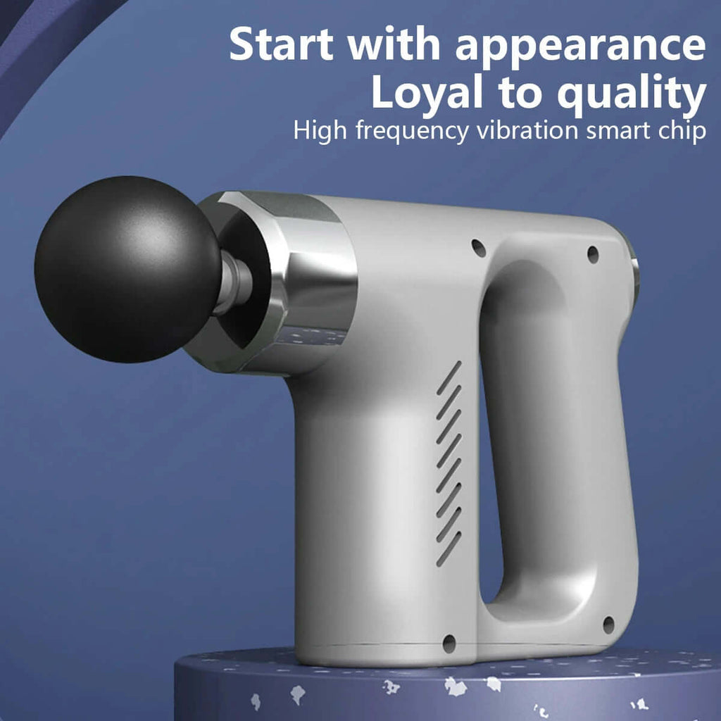 New Intelligent High Frequency Massage Gun Electric Deep Tissue Muscle Relaxation Fitness Body Massager Fascia Gun