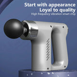 New Intelligent High Frequency Massage Gun Electric Deep Tissue Muscle Relaxation Fitness Body Massager Fascia Gun