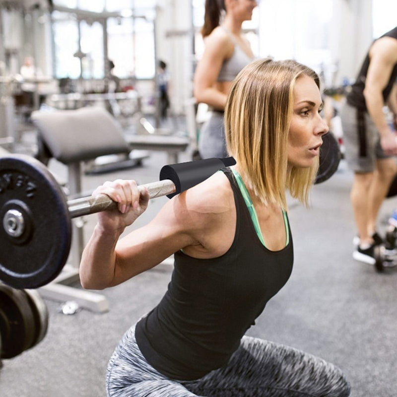 Fitness Weightlifting Squat Foam Neck Guard Barbell Sleeve Sports Dumbbell Bar Shoulder Back Protective Pad with Strap for Gym