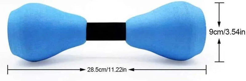 Water Dumbbells Aquatic Exercise Pool Fitness Equipment Blue Foam Water Aerobic Exercise Fitness Equipment