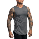 Men Tank Top With zip pocket Soild Vest Summer Sport Sleeveless Shirt Vest Bodybuilding Man Fitness Gym Clothing ropa hombre
