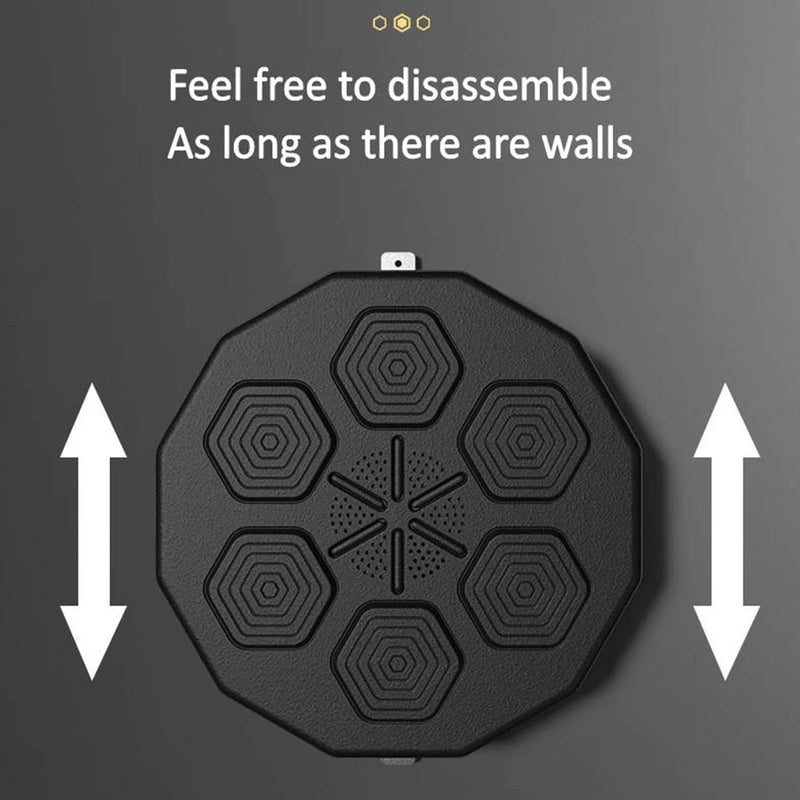 Smart Music Boxing Machine Wall Mounted Bluetooth Smart Fun Punch Boxing Trainer Wall Target Punching Pads Suitable For Home