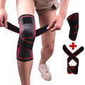 1PC New Band Removable Pressurized Knee Pads Braces Knee Support Crossfit Fitness Running Sports Knee Protector Knee Sleeve