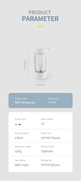 Portable cup blender smoothie fruit usb rechargeable electric hand blender mixer bottle for gym sport