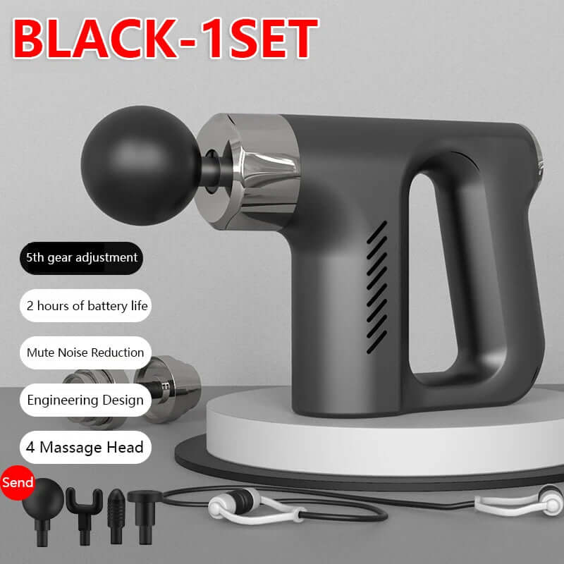 New Intelligent High Frequency Massage Gun Electric Deep Tissue Muscle Relaxation Fitness Body Massager Fascia Gun