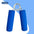 Grip strength equipment Sponge A type Grip strength handle Wrist strength equipment Arm muscle exercise Hand strength finger A type Grip strength equipment Fitness equipment