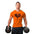 Summer men's fitness T-shirt round neck short sleeved casual fashion top