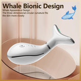 EMS Neck & Face Lifting Machine Skin Tightening Massager 3 Color LED Photon Facial Wrinkle Remover Newest Neck Beauty Device