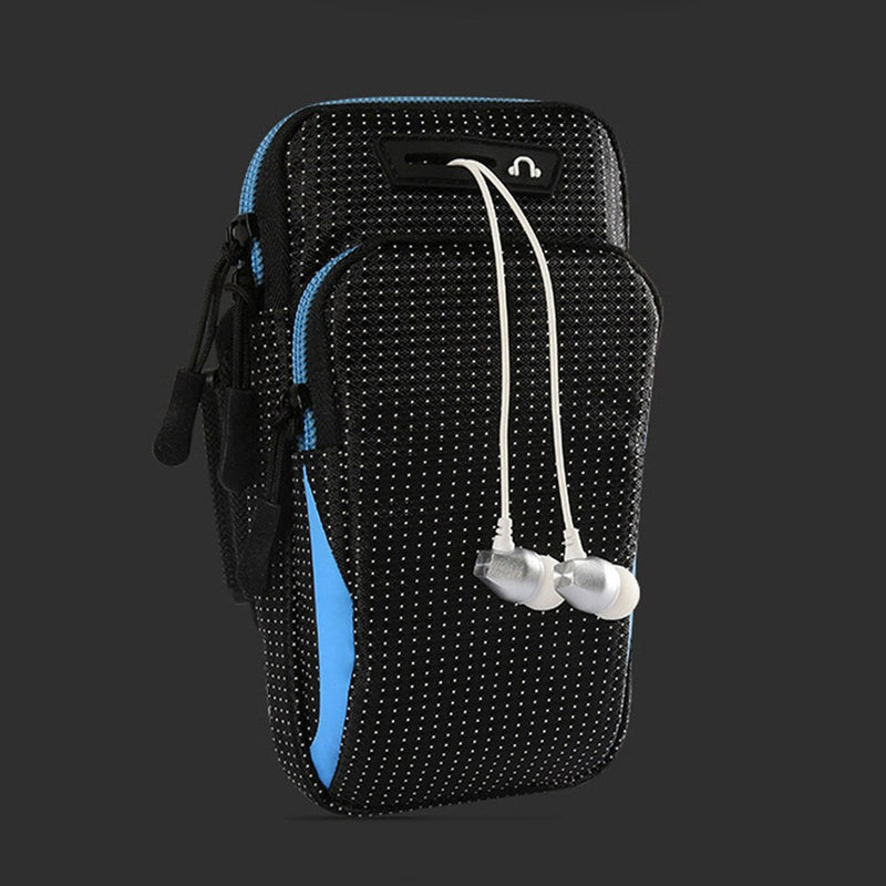 6.5 Inches Sports Bag Armband Case Gym Fitness Running Arm Band Bag Cover Jogging Workout Pouch for Mobile Phone Key Money Card