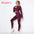Women Seamless Gym Sets High Waist Gym Mesh Leggings Shirts Suit Long Sleeve Fitness Workout Sports Running Thin Sport Sets