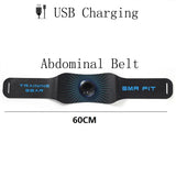 Abdominal Muscle Stimulator Trainer EMS ABS Electro Stimulation Vibrating Belt Massage Patch Slimming Home Gym Fitness Equipment