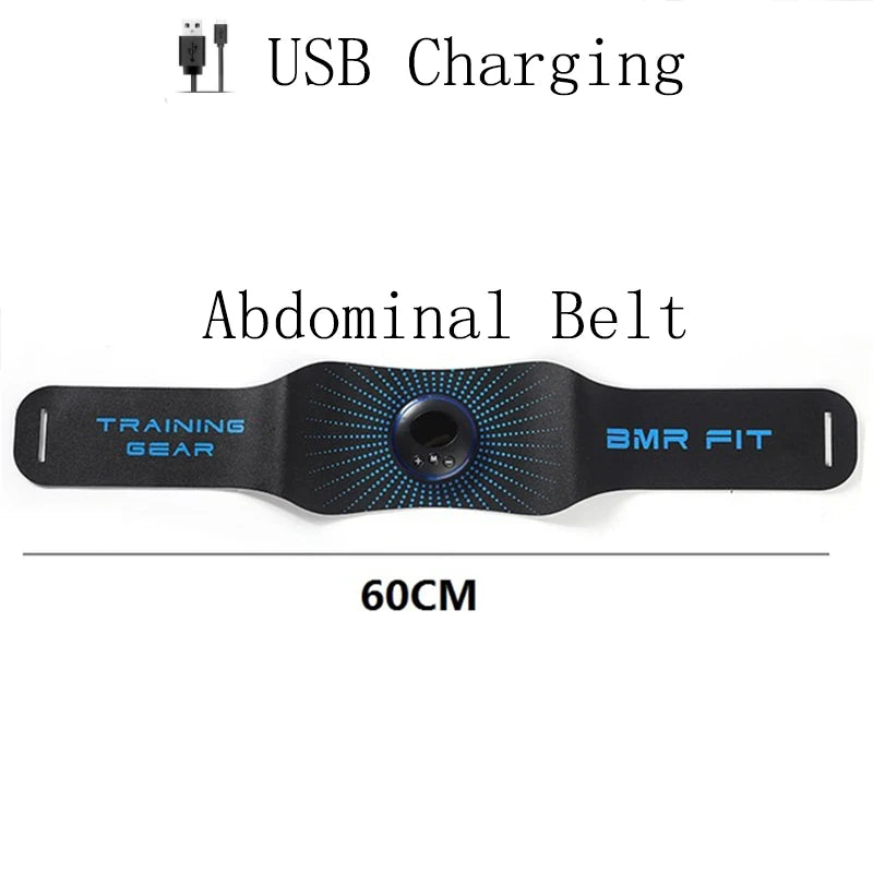 Abdominal Muscle Stimulator Trainer EMS ABS Electro Stimulation Vibrating Belt Massage Patch Slimming Home Gym Fitness Equipment