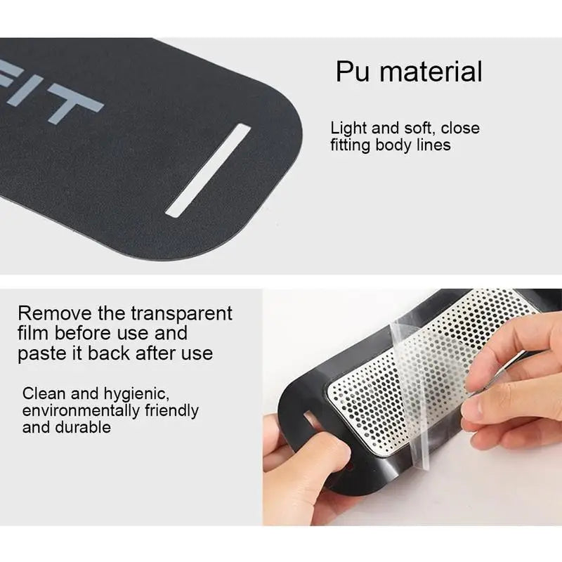 Abdominal Muscle Stimulator Trainer EMS ABS Electro Stimulation Vibrating Belt Massage Patch Slimming Home Gym Fitness Equipment