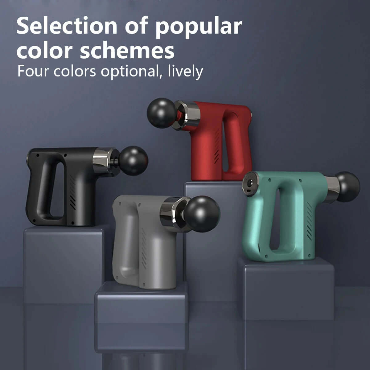 New Intelligent High Frequency Massage Gun Electric Deep Tissue Muscle Relaxation Fitness Body Massager Fascia Gun